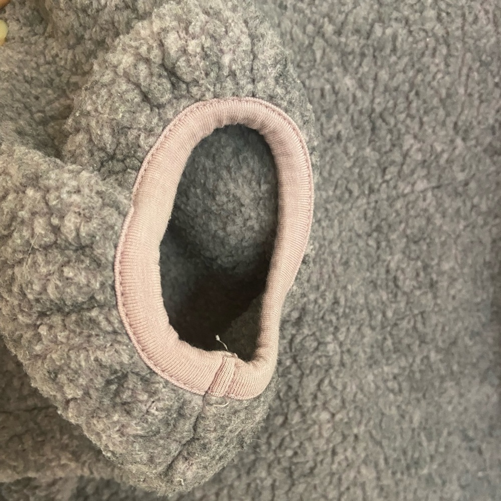 Madewell Polartec Pink Fleece Half Zip Jacket - Picture 7 of 8